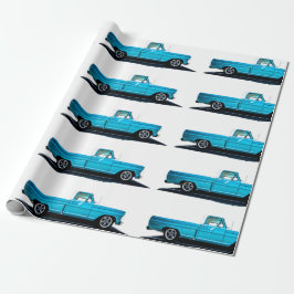 Papel De Presente Papel velho de enrolamento de caminhões