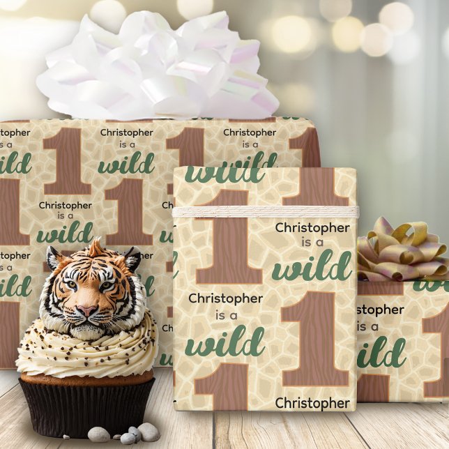 Papel De Presente Papel Wild One Birthday Wrapping (Criador carregado)
