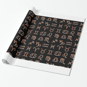 Papel De Presente Papel Zodiac Wraping