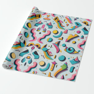 Papel De Presente Paperwhite Party Popper - Ken Gage Art