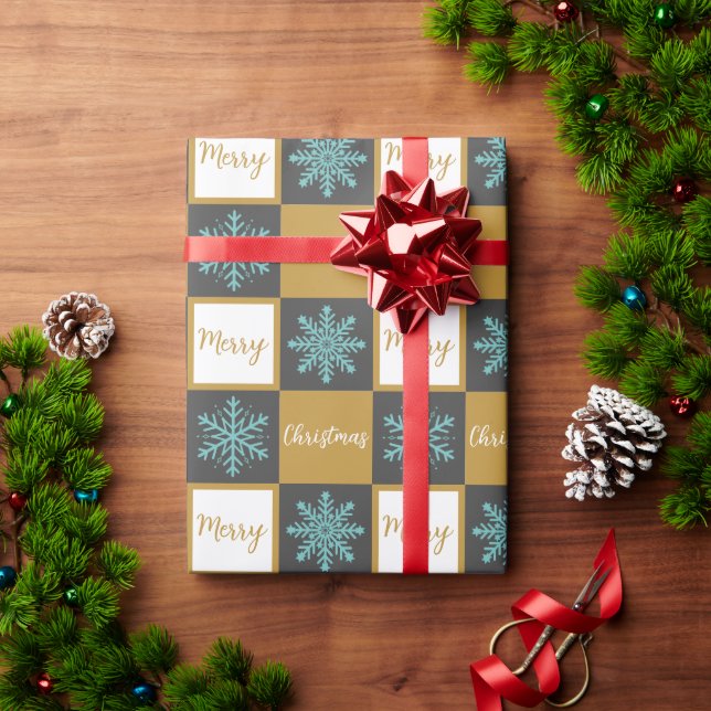Papel De Presente Papier Cadeau décor de Noël (Presente de Natal)