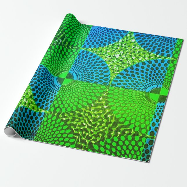 Papel De Presente Papier cadeau Wax Africain (Desenrolado)