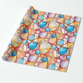 Papel De Presente Papier d'emballage coloré motif abstrait - Chic & 