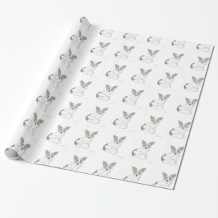 Papel De Presente Papillon Sketch Wallpaper