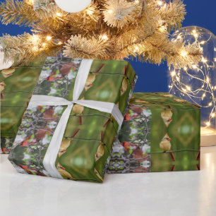 Papel De Presente Par Cardinal do norte