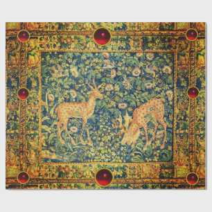 Papel De Presente PAR DE CERVEJA FALTO,FLORES DE FANTASIA GÓTICA,Ver