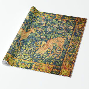 Papel De Presente PAR DE CERVEJA FALTO,FLORES DE FANTASIA GÓTICA,Ver