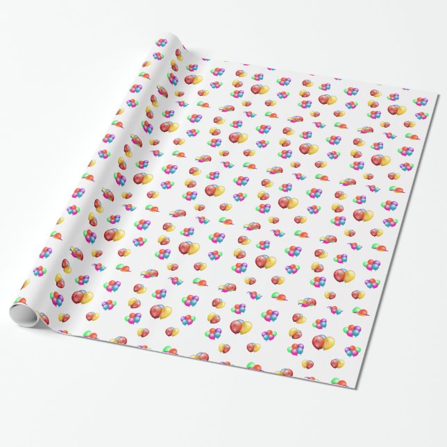 Papel De Presente Para cima e para fora (Desenrolado)
