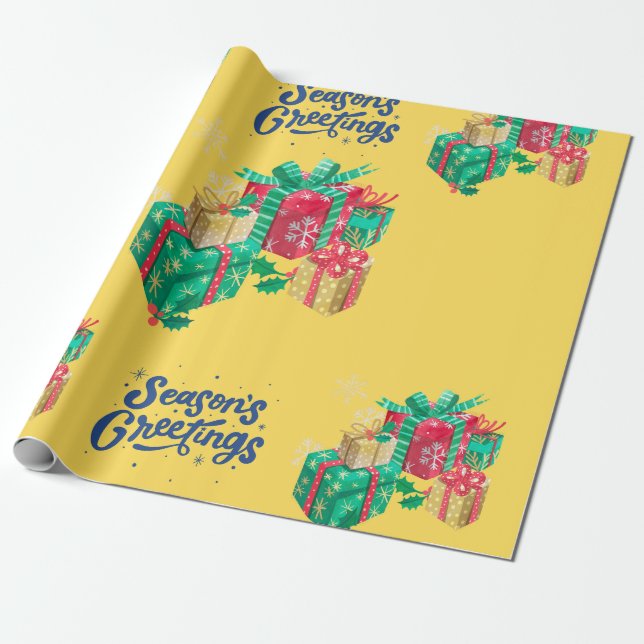 papel de presente para negócios (Desenrolado)