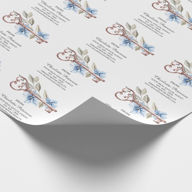 Papel De Presente Para Presente de Cliente de Imóveis (Ponta)