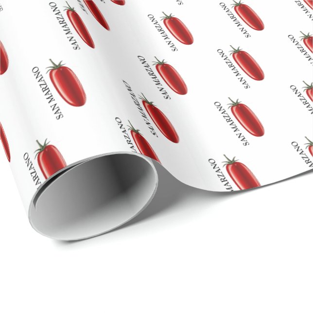 Papel de presente para tomate San Marzano italiano (Ponta do rolo)