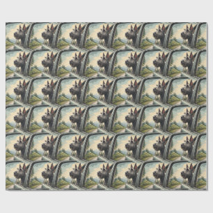 Papel de Presente para Viagem Cênica pelo Scottie