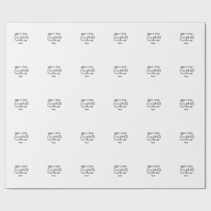 Papel De Presente Parabéns adicionar nome mensagem casamento casal r