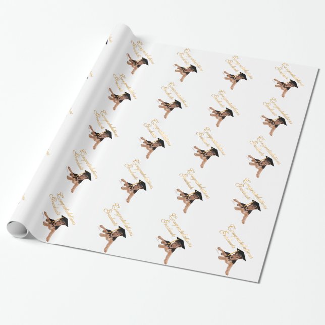 Papel De Presente Parabéns Graduado (Desenrolado)