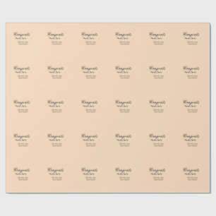 Papel De Presente Parabéns graduado nome universidade turma de 20XX