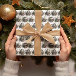 Papel De Presente Parakeet Lanternas Natal