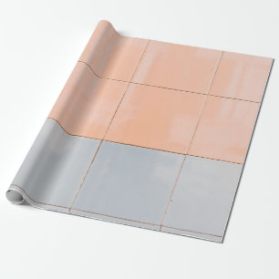 Papel De Presente Parede azul e laranja