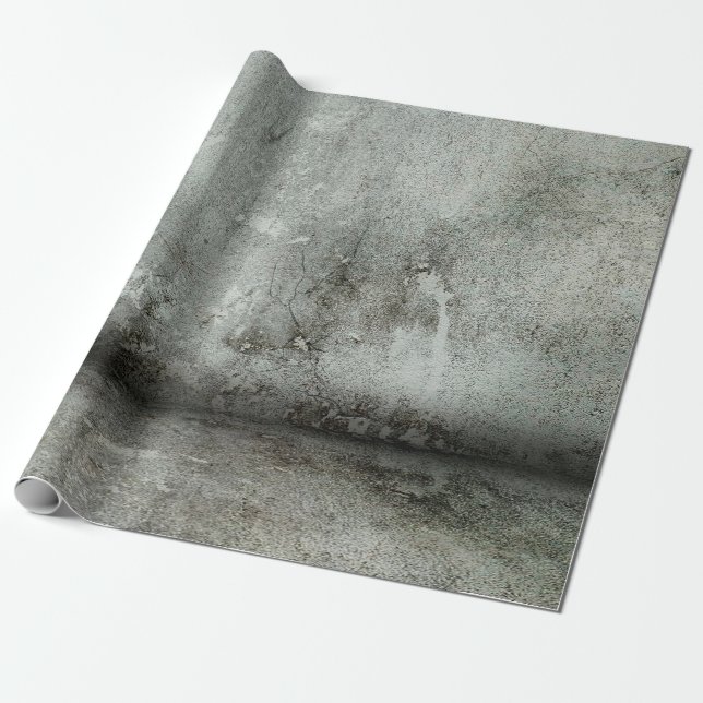 Papel De Presente Parede de betão (Desenrolado)