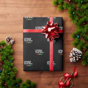 Papel De Presente Parei meu jogo para estar aqui