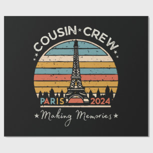 Papel De Presente Paris França Criando Memórias 2024