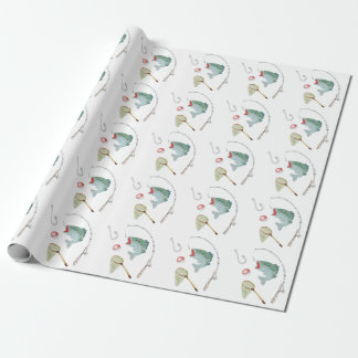Papel De Presente Partido da Pesca Napkins