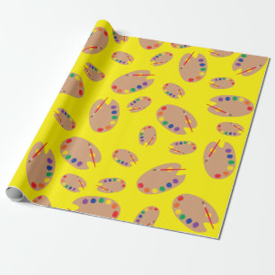 Papel De Presente Partido de primeiro aniversario bonito da paleta