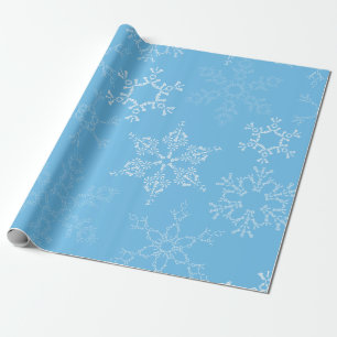 Papel De Presente Partido de primeiro aniversario do floco de neve
