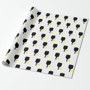 Papel De Presente Pás e bolas de picleball