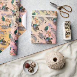 Papel De Presente Páscoa Bilby & Australian Flowers