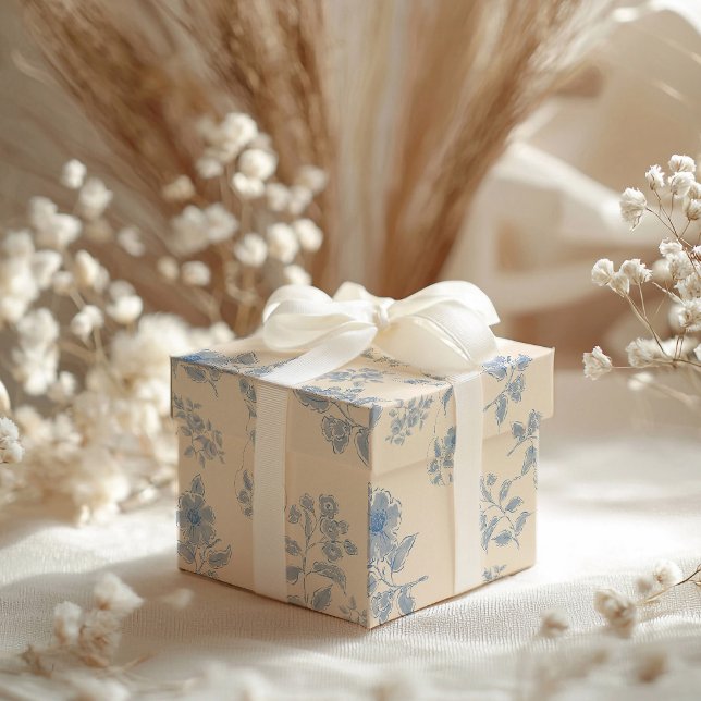 Papel De Presente Páscoa de toile azul (Criador carregado)
