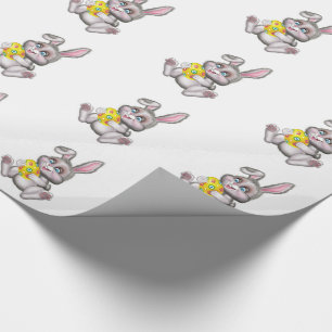 Papel De Presente Páscoa Envolvimento do Presente/ Coelho e Ovo