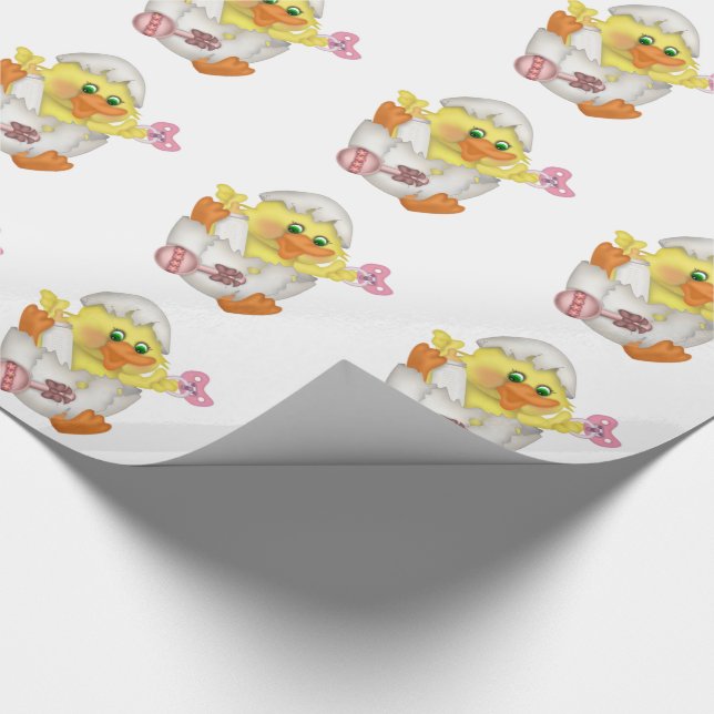Papel De Presente Páscoa Envolvimento do Presente/ Pintinho do Bebê (Ponta)