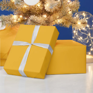 Papel De Presente Páscoa Ouro Amarelo 