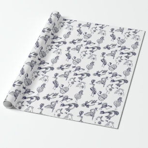 Papel De Presente Pássaros fabulosos