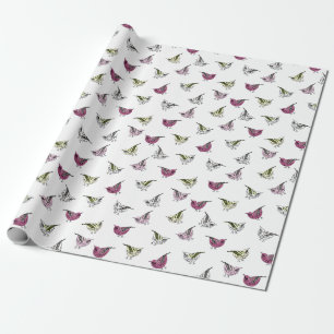 Papel De Presente Pássaros pequenos