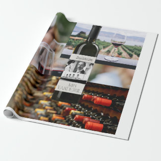 Papel De Presente Pasta De Aropamento De Vinho, De Idade Dourada