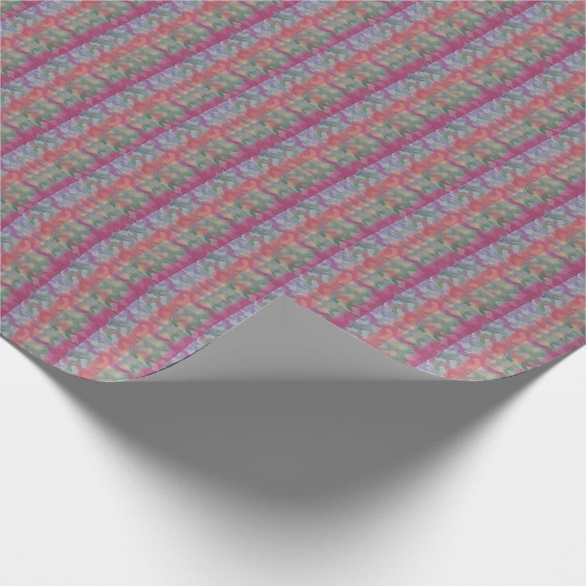 Papel De Presente Pastel Abstrato Art (Ponta)