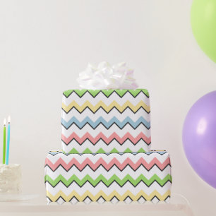 Papel De Presente Pastel Chevron-Drop Shadow por Shirley Taylor