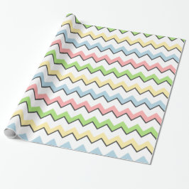 Papel De Presente Pastel Chevron-Drop Shadow por Shirley Taylor