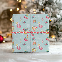 Papel De Presente Pastel Christmas Wrapping Paper