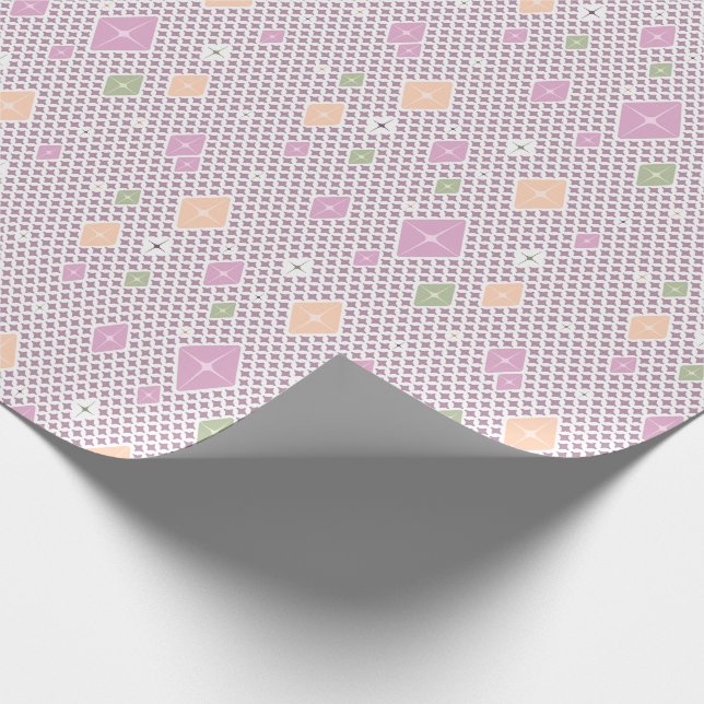 Papel De Presente Pastel Crystal Star Pattern (Ponta)