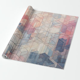 Papel De Presente Pastel Geometric Dream – Modern Abstract Pattern 