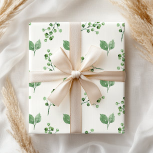 Papel De Presente Pastel Green - Primavera Folaf Floral