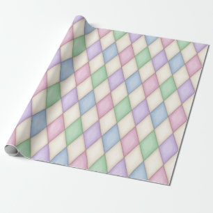 Papel De Presente Pastel Harlequin - Fairytale medieval (escala médi
