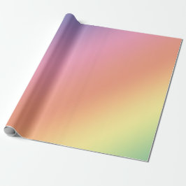Papel De Presente Pastel Rainbow Wrapping Paper