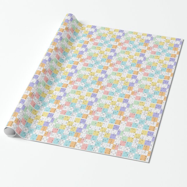 Papel De Presente pastel sudoku (Desenrolado)