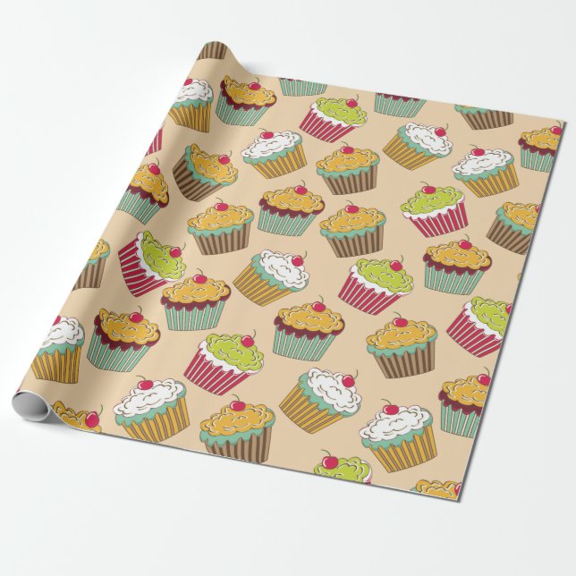 Papel De Presente Pastries (Desenrolado)