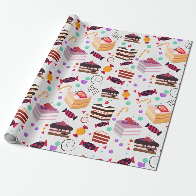 Papel De Presente Pastries (Desenrolado)