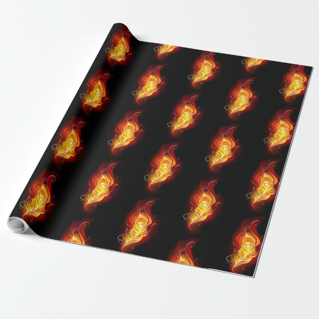 Papel De Presente Patilha de Fogo (Desenrolado)