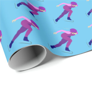 Papel De Presente Patinação de velocidade
